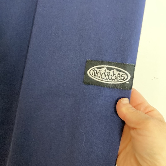 Vintage Modrobes Pants Mens Small Blue Straight Leg Track Scrubs Loungewear - Picture 8 of 13